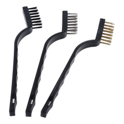 Brosse Antistatique en Acier 3 en 1