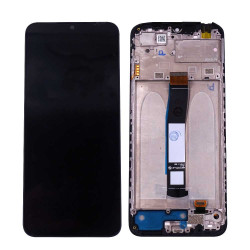 Schermo Xiaomi Redmi 10C Nero Con Telaio