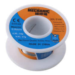 Fil à Souder HX-T100 0.8mm [55g] Mechanic