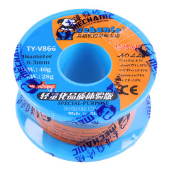 Fil à souder à usage spécial TY-V866 0.3mm Mechanic