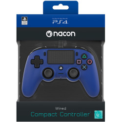 Mando con cable NACON Azul para Playstation 4 4