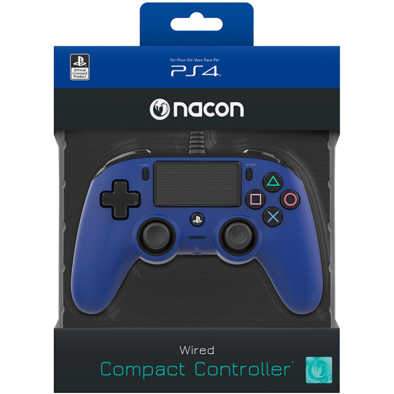 Manette filaire NACON Bleue PS4