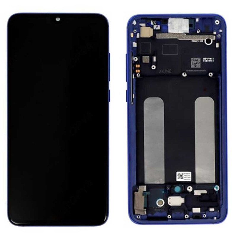 Ecran Xiaomi Mi 9 Lite Bleu Avec Châssis