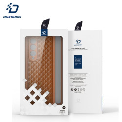 Dux Ducis Venice Custodia in pelle Samsung Galaxy Z Fold 4 5G Marrone