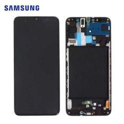 Display Samsung A70 Schwarz (SM-A705F) - Service Pack