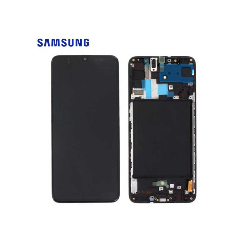 Ecran Samsung A70 Noir (GH82-19787A) Service Pack