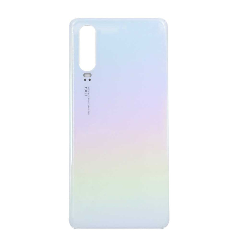 Back Cover Huawei P30 Nacré Blanc Compatible
