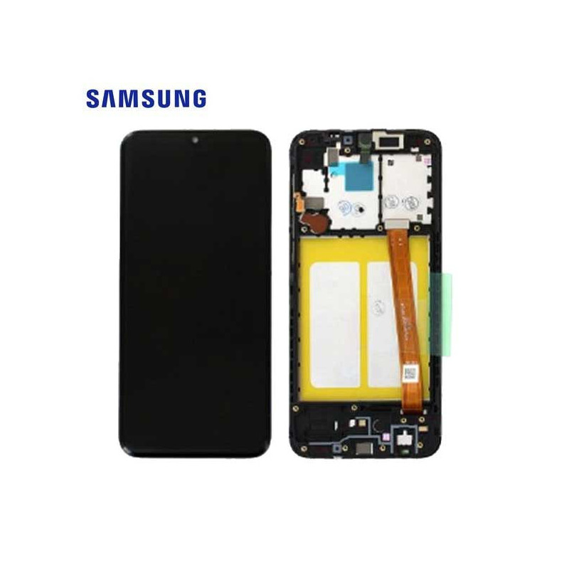 Ecran Samsung A20e Noir Service Pack