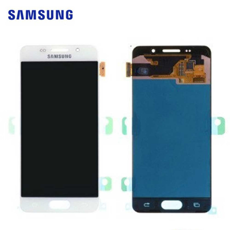 Ecran Samsung Galaxy A3 2016 (A310F) Blanc Service Pack