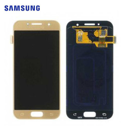 Display Samsung Galaxy A3 2017/SM-A320F - Oro (Originale) (Service pack)