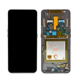 Samsung Galaxy A80 Bildschirm Silber mit Rahmen