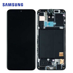 Schermo Samsung A41 (SM-A415) Nero Service Pack