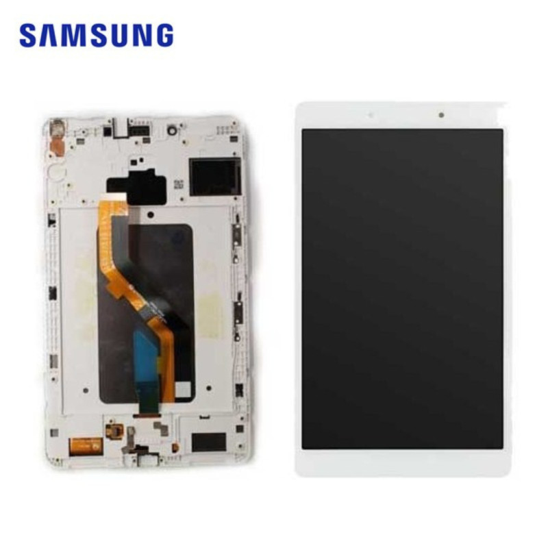 Ecran Samsung TAB A 2019 T290 Blanc Avec Châssis