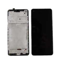 Schermo  nero con telaio Samsung Galaxy A21S Incell