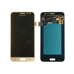 Samsung Galaxy J3 2015 Gold Display ohne Gehäuse