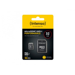 Carte Micro SD Intenso 32GB + Adaptateur CL10, U1