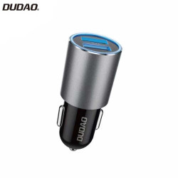 Caricabatterie da auto Dudao 2xUSB 3,4A Grigio R5S