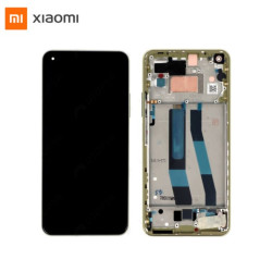 Ecran Xiaomi Mi 11 Lite 5G Jaune Avec Châssis Origine Constructeur