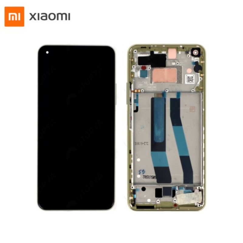 Ecran Xiaomi Mi 11 Lite 5G Jaune Avec Châssis Origine Constructeur