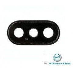 Lentille Caméra Arrière pour iPhone X - Noir