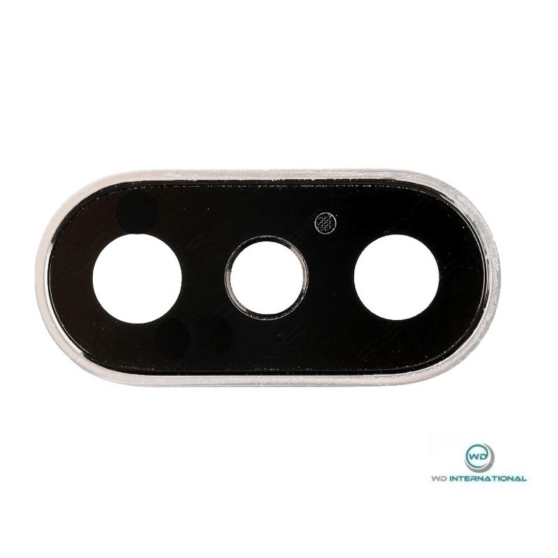 Lentille Caméra Arrière pour iPhone X - Noir