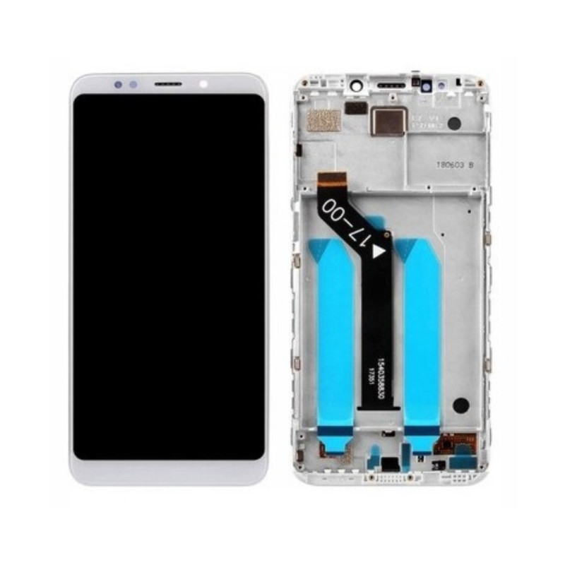 Ecran Xiaomi Redmi 5 Plus Blanc (Reconditionné) Avec chassis