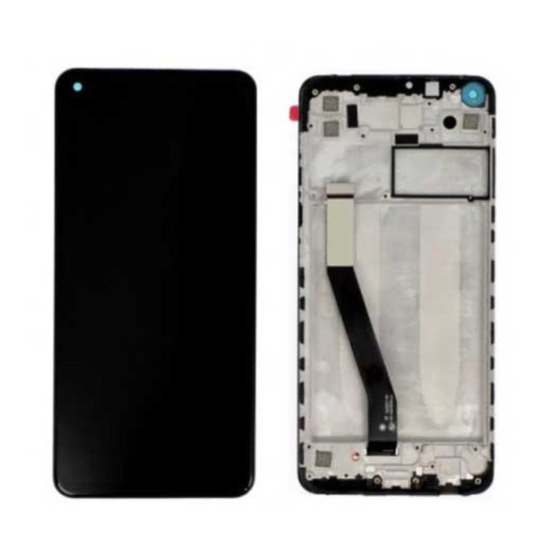 Écran Xiaomi Redmi Note 9 Noir Avec Châssis