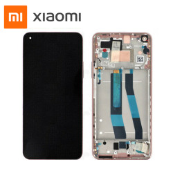 Ecran Xiaomi Mi 11 Lite Rose Avec Châssis Origine Constructeur