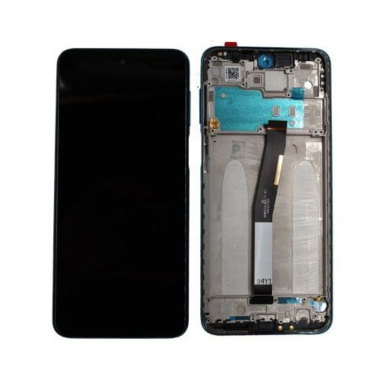 Ecran Xiaomi Redmi Note 9 Pro Vert Avec Châssis (Reconditionné)