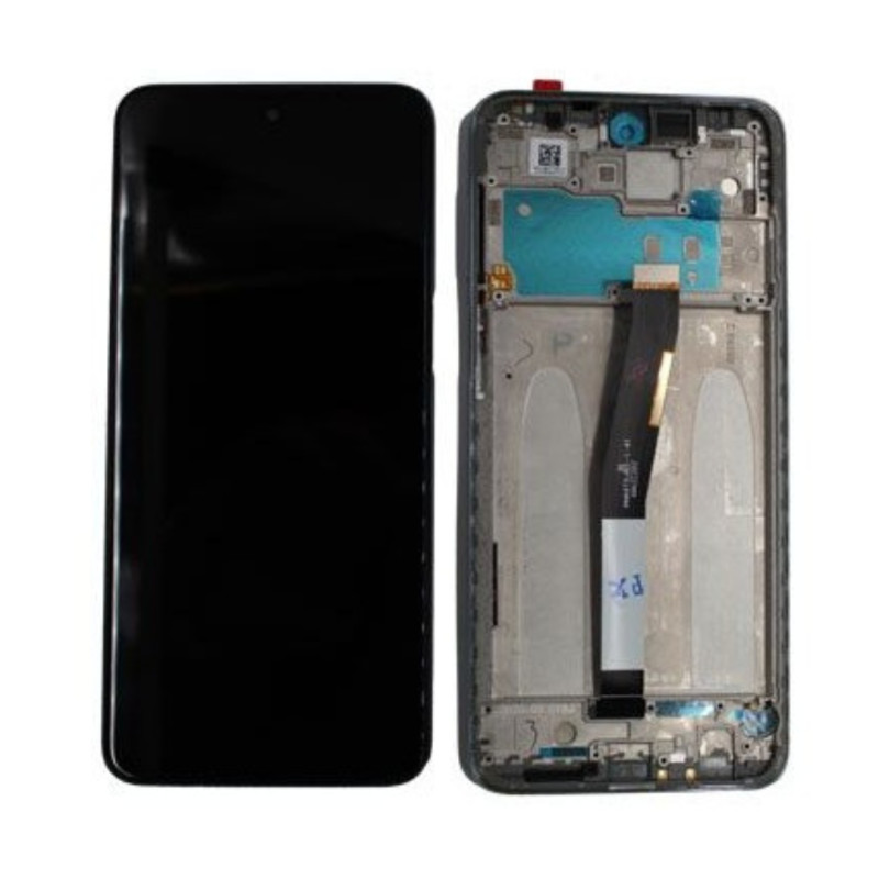 Ecran Xiaomi Redmi Note 9 Pro Gris Avec Châssis (Reconditionné)