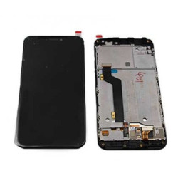 Schwarzer Bildschirm mit Fahrgestell Xiaomi Mi 5C