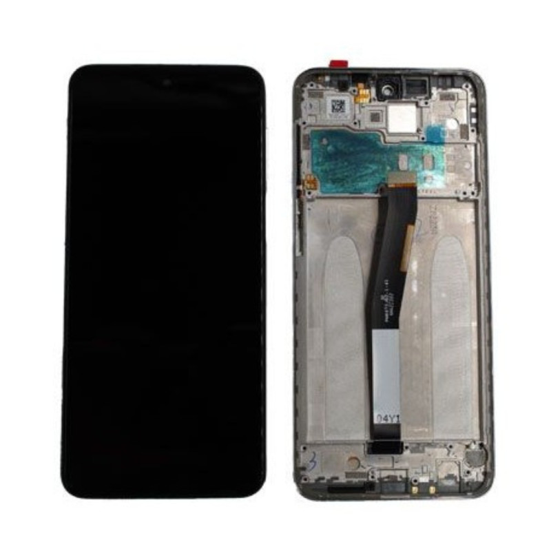 Ecran Xiaomi Redmi Note 9S Blanc Avec Châssis (Reconditionné)