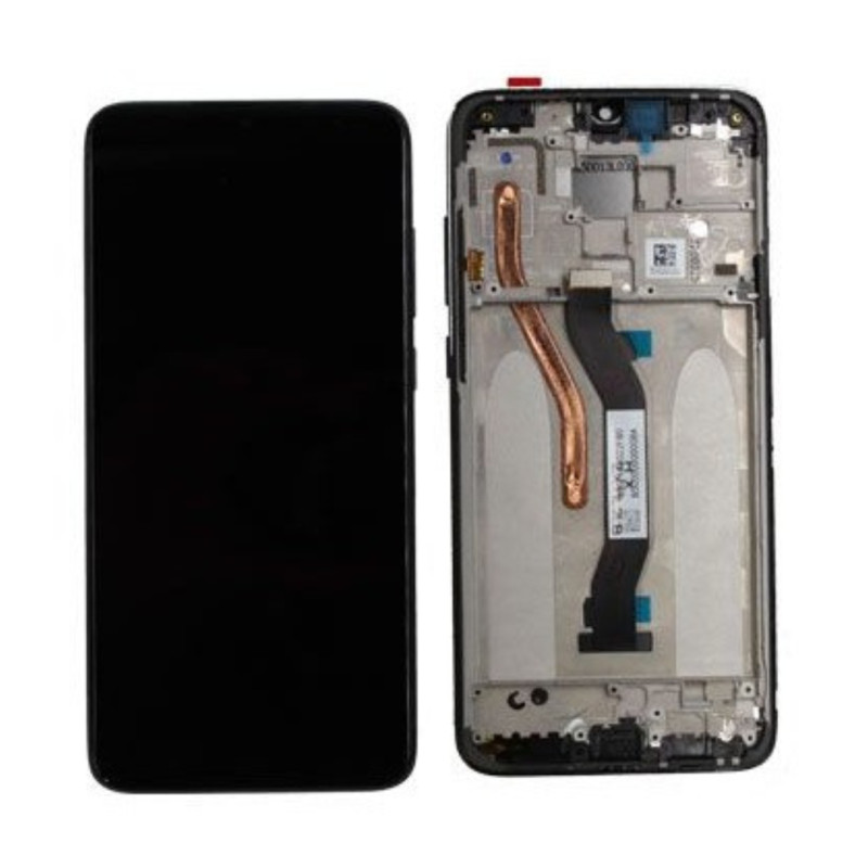 Ecran Xiaomi Redmi Note 8 Pro Gris Avec Châssis (Reconditionné)