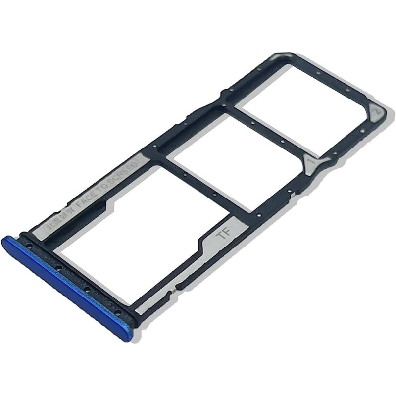 Double Tiroir Sim pour Xiaomi Redmi 9C Bleu