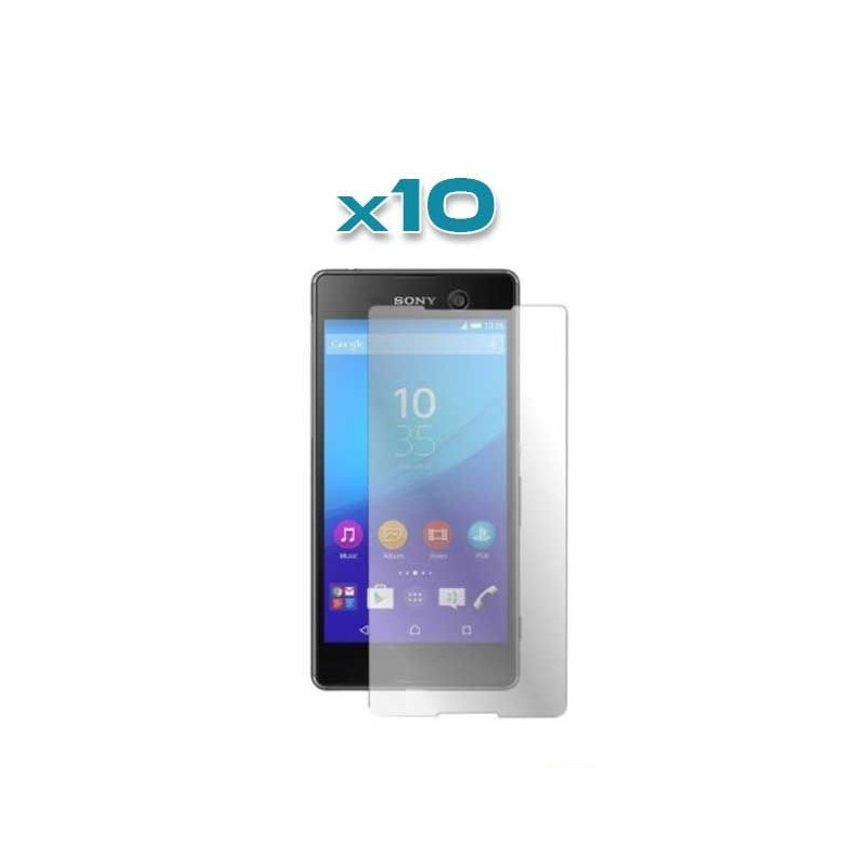 10 verres trempés Sony Xperia M5