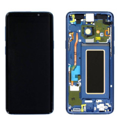 Ecran Samsung Galaxy S9 Plus Bleu Avec Châssis