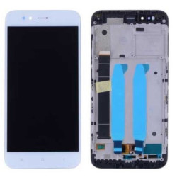 Display Xiaomi MI A1/ Mi 5X weiß mit Rahmen (original)