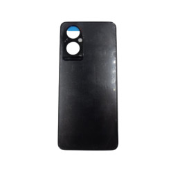 Back Cover with Adhesive compatible with Oppo A96 5G Black