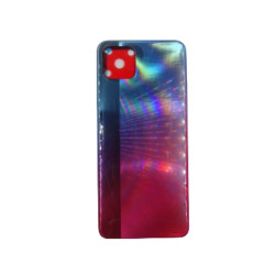 Back Cover with Adhesive compatible with Oppo A73 2020 Blue