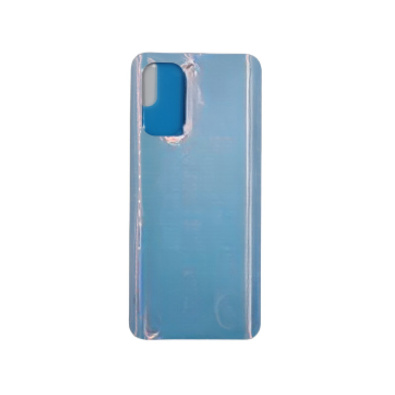 Back Cover with Adhesive compatible with Oppo Find X3 Blue