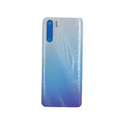 Back Cover with Adhesive compatible with Oppo A91 White