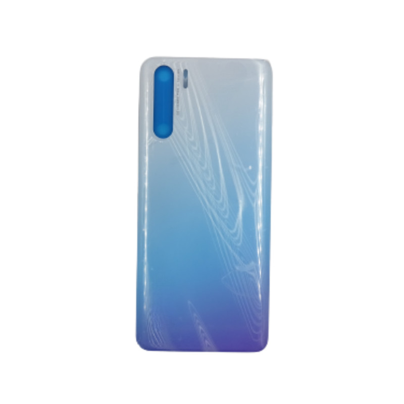 Back Cover with Adhesive compatible with Oppo A91 White