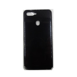 Back Cover with Adhesive compatible with Oppo A5s Black