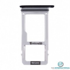 Tiroir SIM Noir Samsung A3 2017