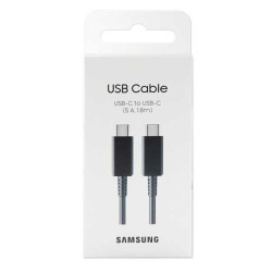 Câble Type-C vers Type-C 1.8M 45W Original Samsung Noir (EP-DX510JWEGEU)
