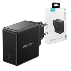 Chargeur Secteur Type-C 60W Choetech Noir (Q4004-EU)