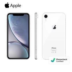 Telefon iPhone XR 64 GB Weiß Grade Z (iCloud gesperrt + Back Cover)