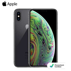 Telefon iPhone XS 64GB Schwarz Grade Z (iCloud gesperrt + Back Cover gebrochen + Bildschirm hs)