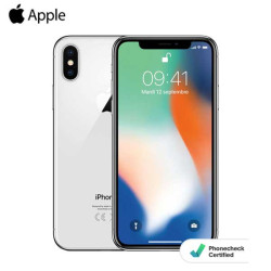 Telefon iPhone X Silver Grade Z (Bildschirm+ iCloud gesperrt)