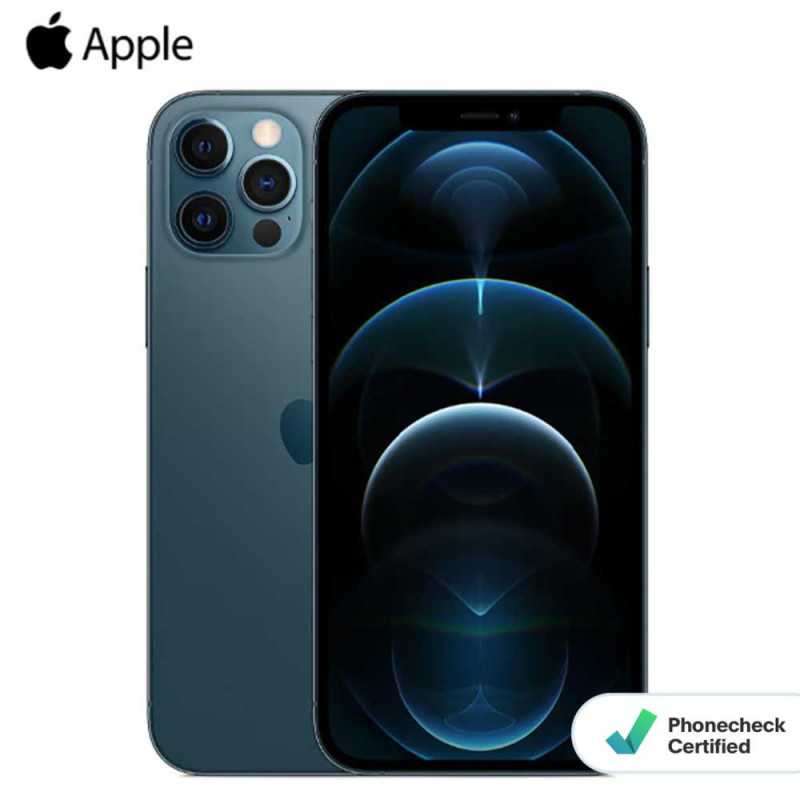 Téléphone iPhone 12 Pro 128Go Bleu Grade Z (Vibration caméra)